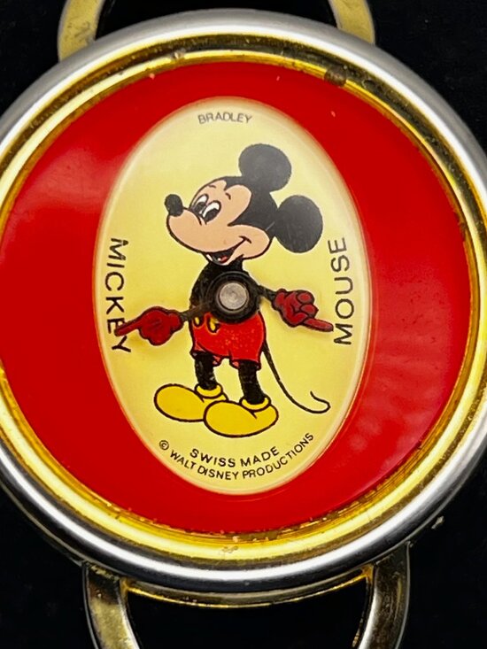 Vintage 1970s Bradley Mickey Mouse Ladies Watch Mechanical Collectible Working main image 7